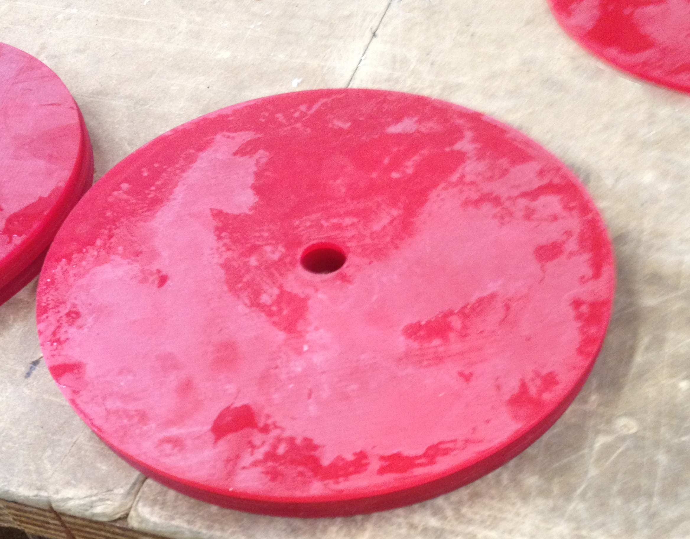 joint-disque PU rouge