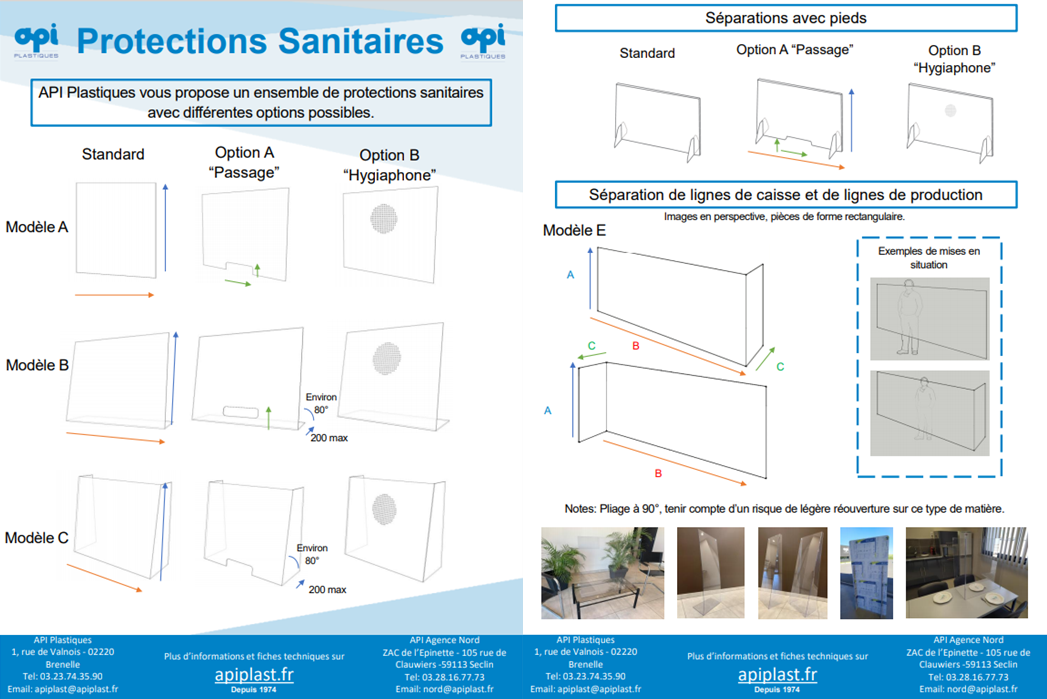 API - gamme protection sanitaire